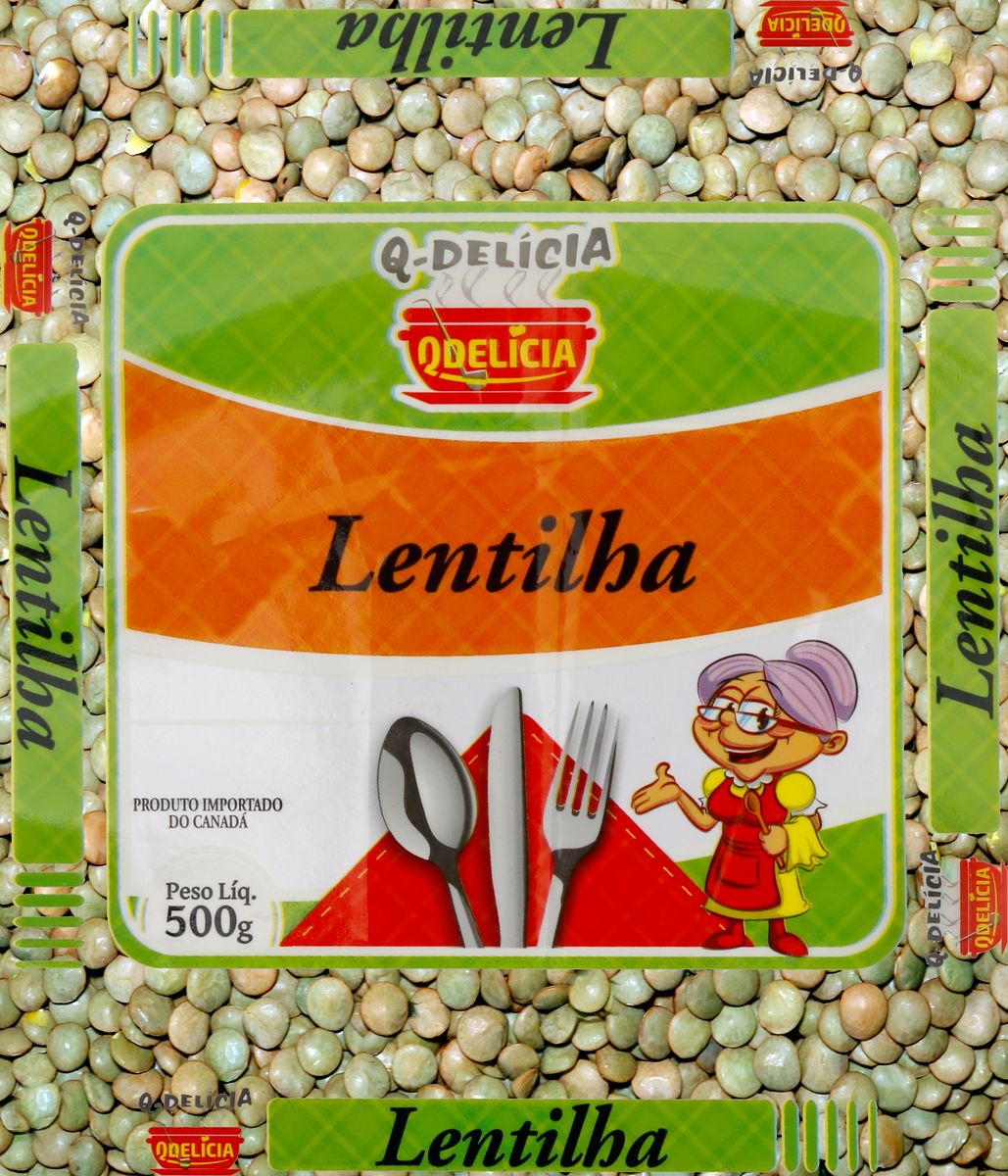 Lentilha Qdelícia Pacote 500g image number 0