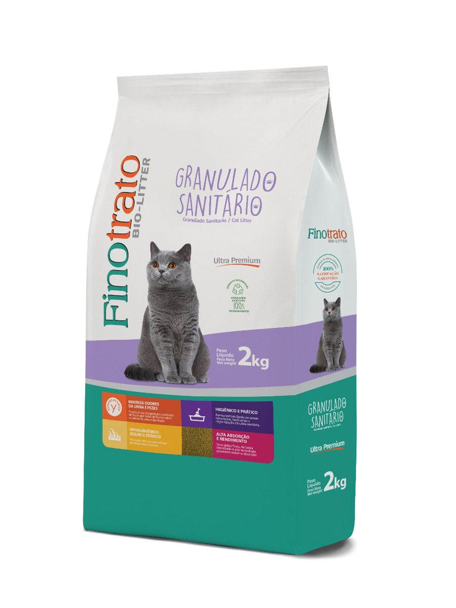 Granulado Sanitário para Gatos Finotrato 2kg