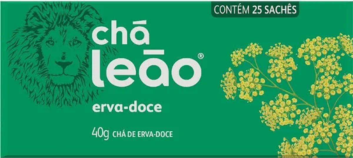 Chá Leão Sabor Erva-Doce 40g