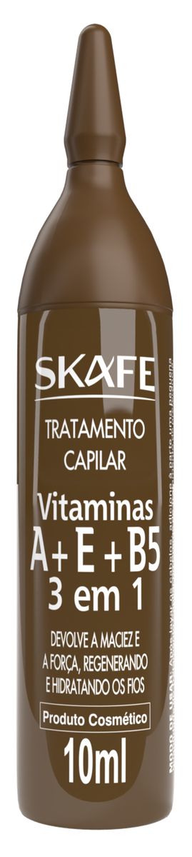 Tratamento Capilar Skafe Vitaminas A+E+B5 10ml