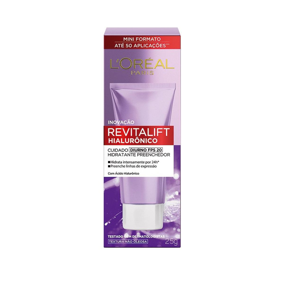 Creme Facial L'Oréal Revitalift Hialurônico FPS 20 25g