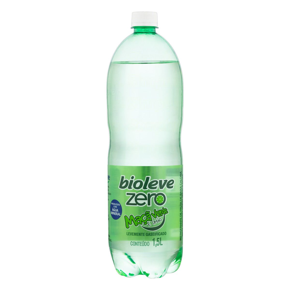 Refrigerante Bioleve Zero Maçã-Verde e Limão 1,5L