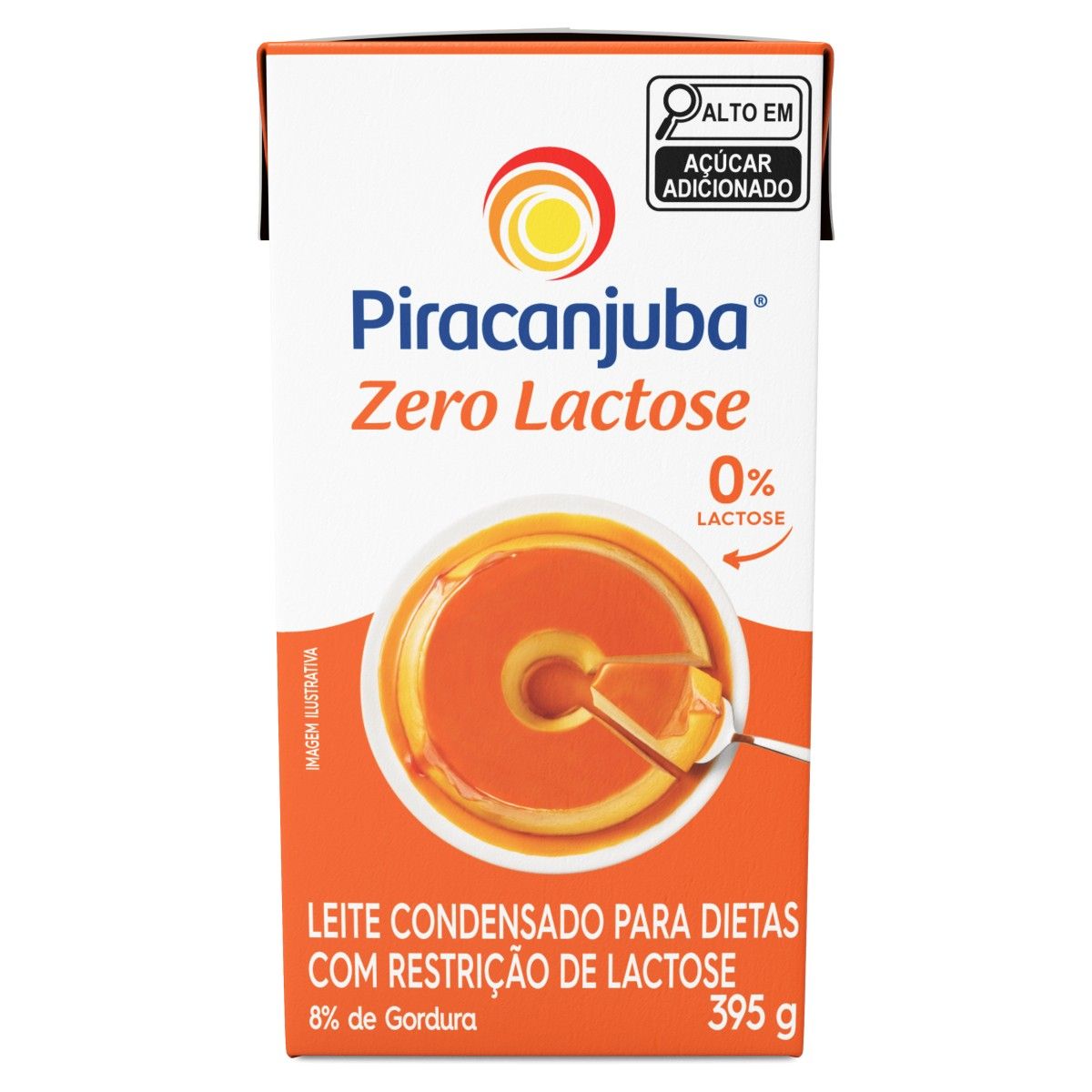 Leite Condensado Zero Lactose Piracanjuba Caixa 395g image number 0