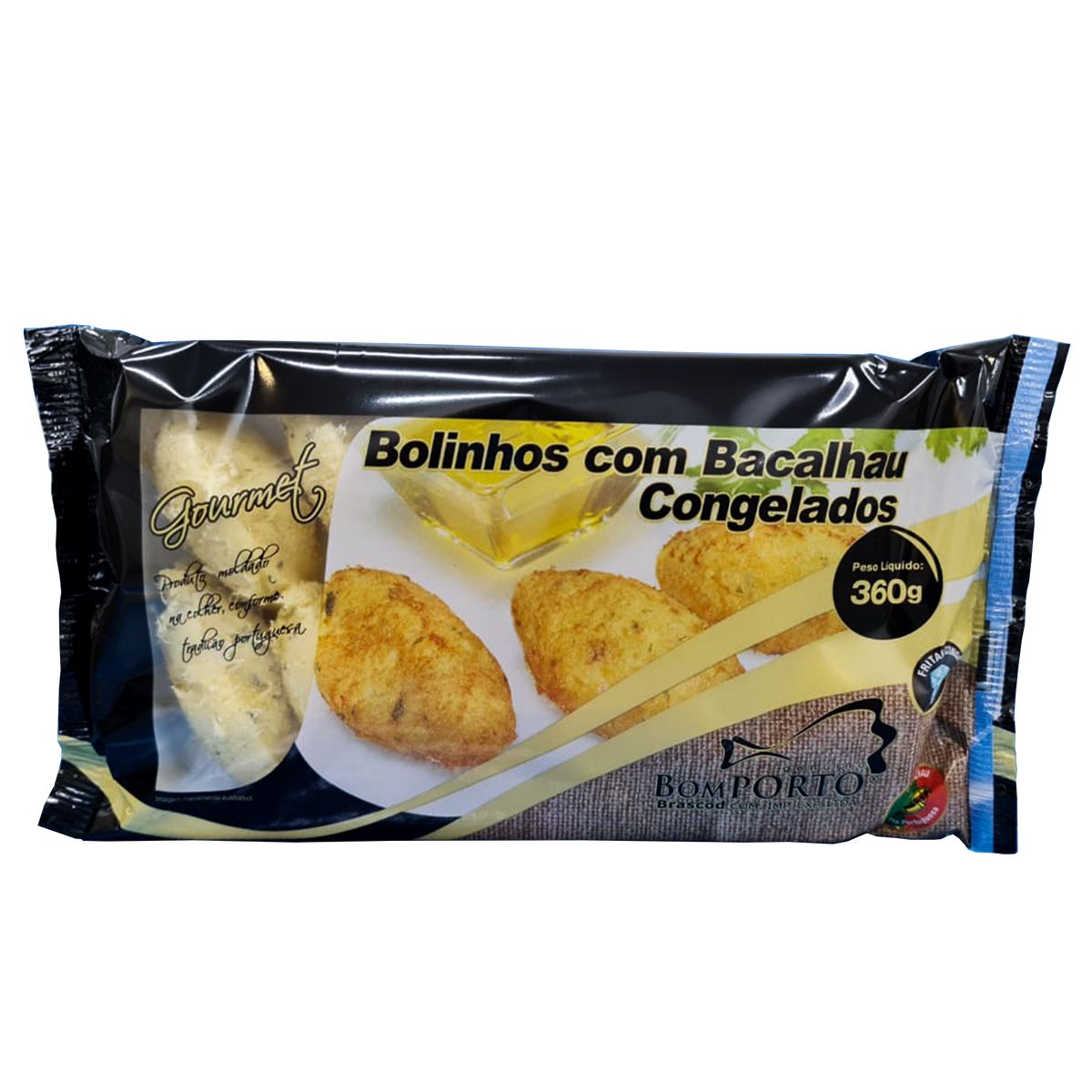 Bolinhos com Bacalhau Bom Porto Gourmet Congelados 360g image number 0