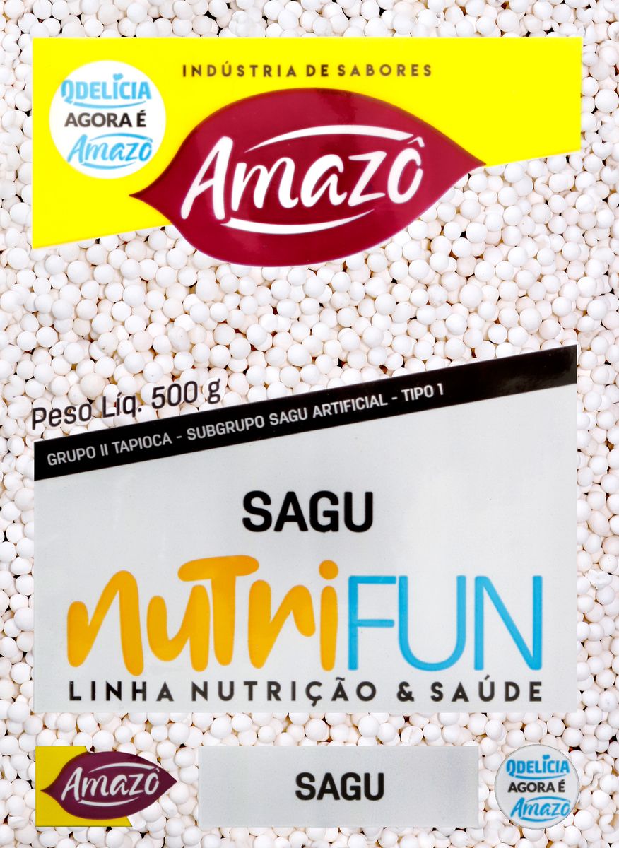 Sagu Amazô Pacote 500g image number 0