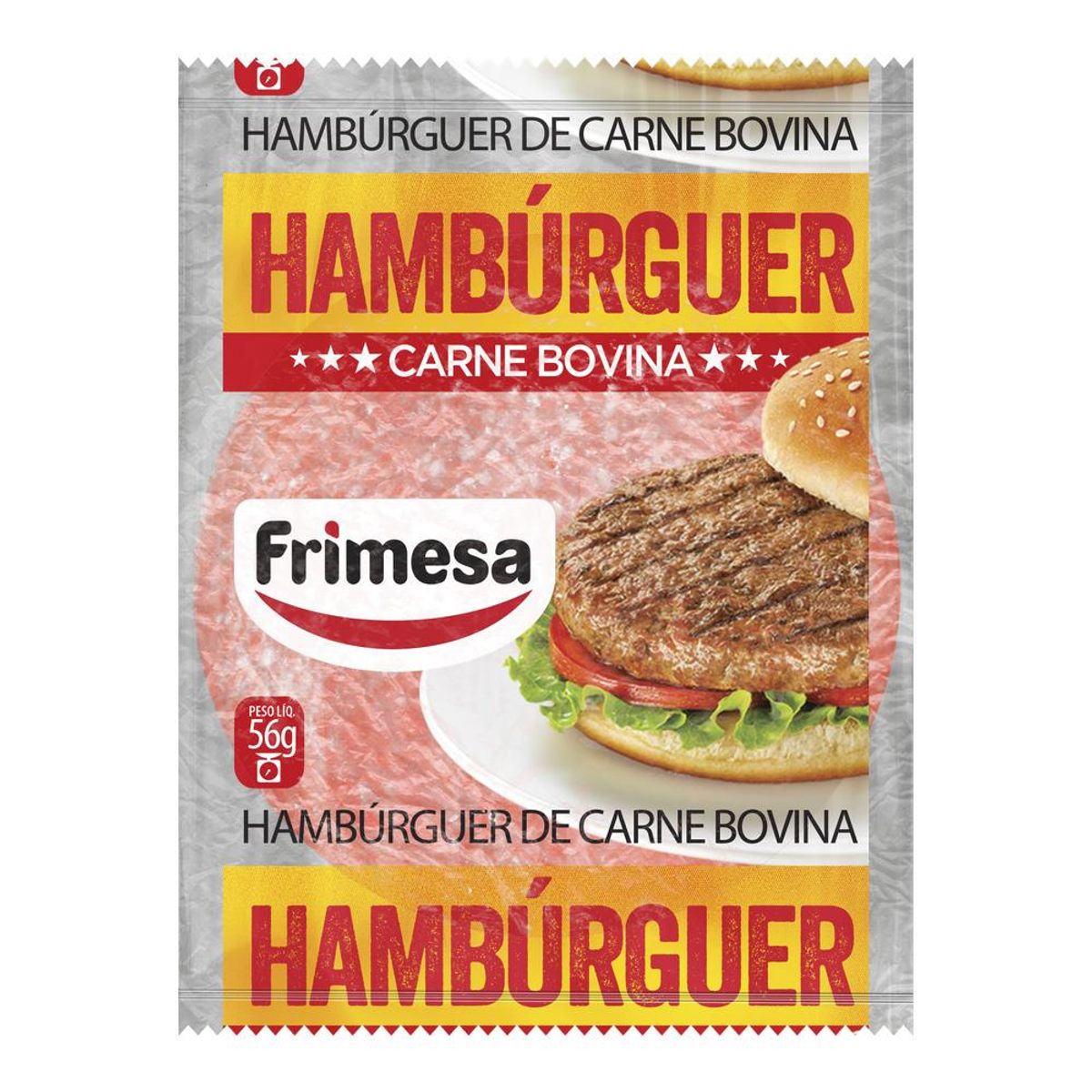 Hambúrguer de Carne Bovina Frimesa 56g