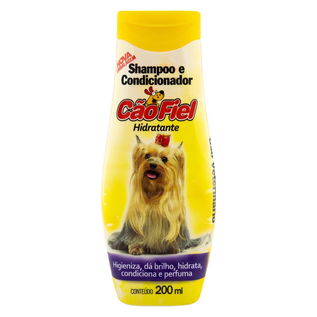Shampoo e Condicionador para Cães Hidratante Cão Fiel Frasco 200ml
