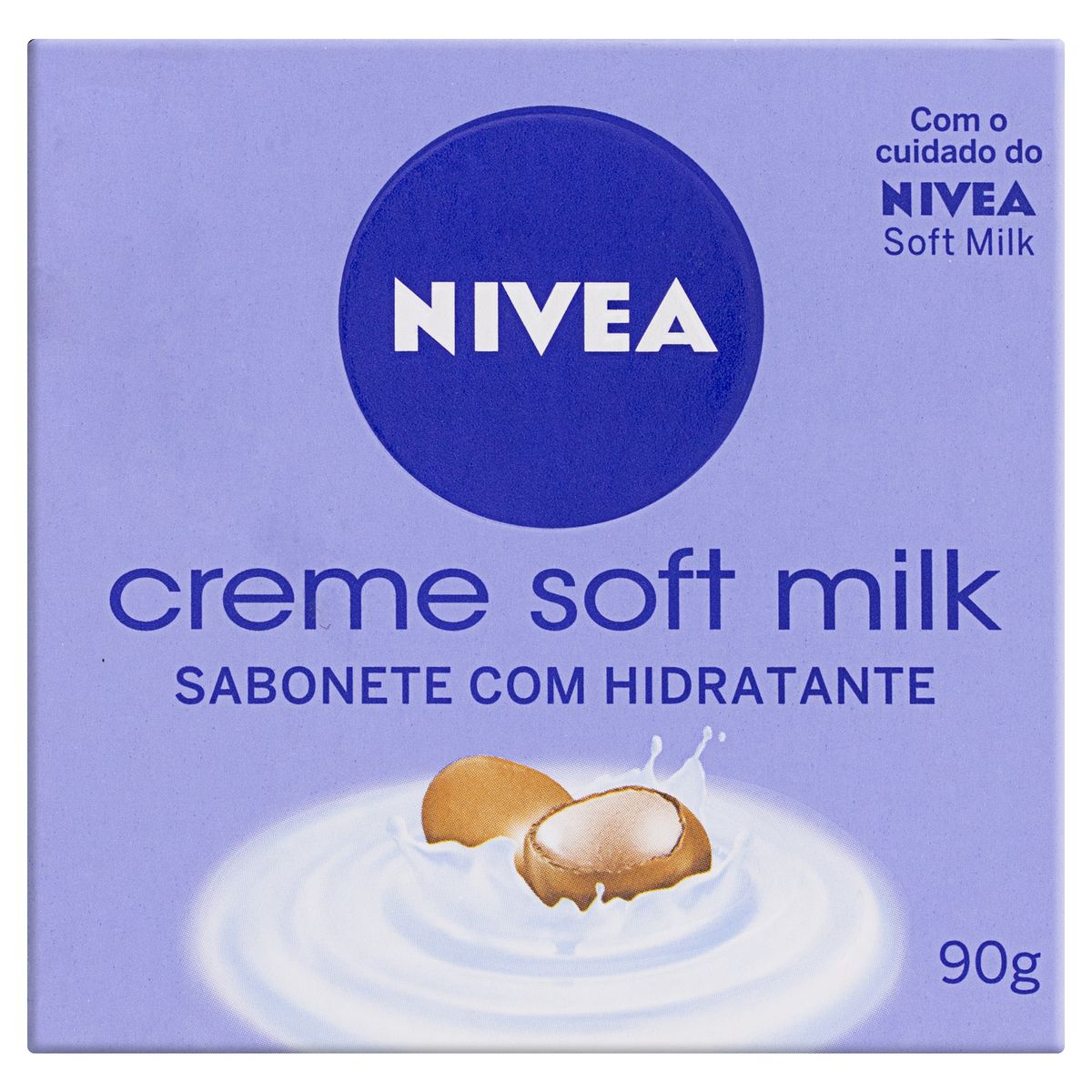 Sabonete Barra Hidratante Nivea Creme Soft Milk Caixa 90g