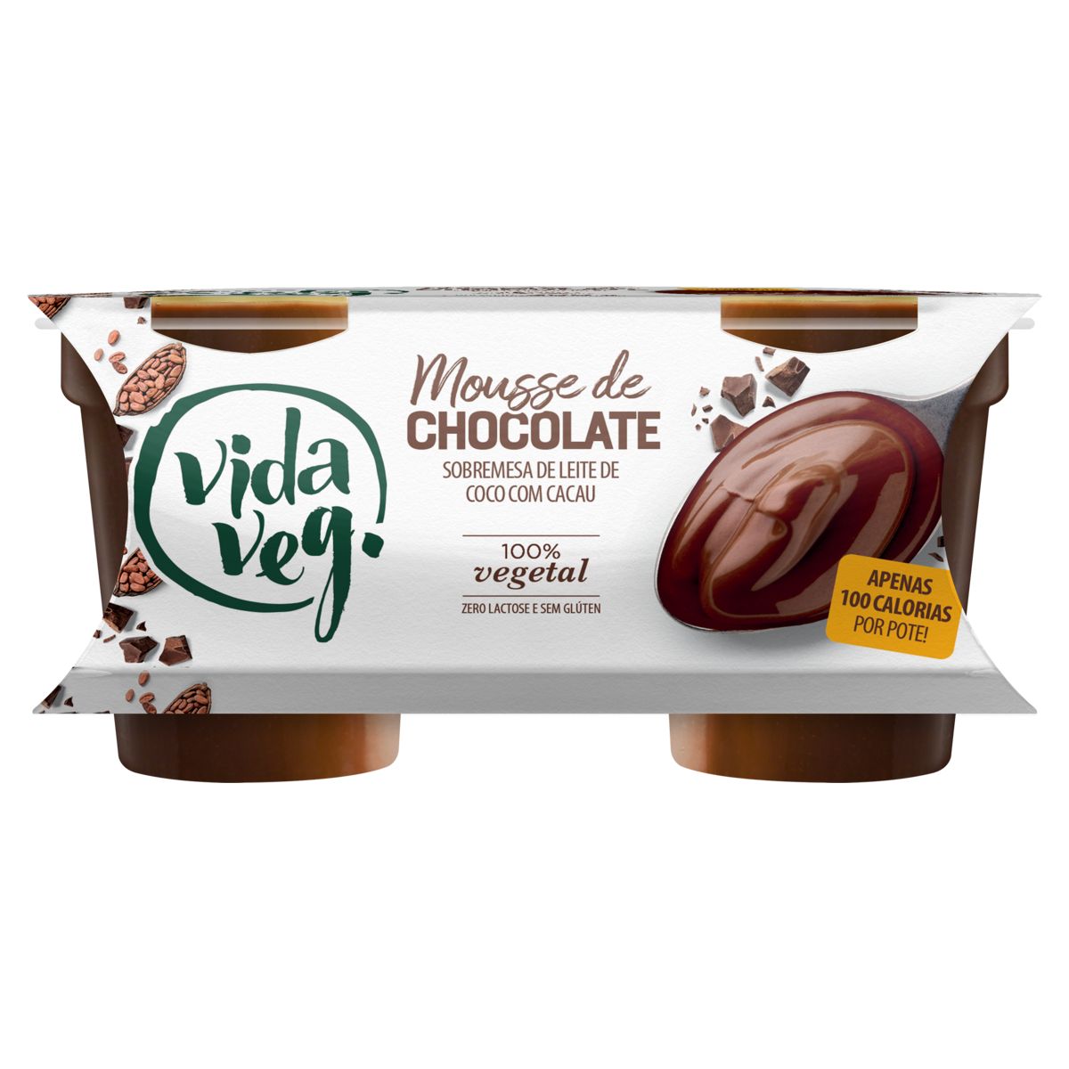 Sobremesa Vegetal Vida Veg Mousse de Chocolate 200g