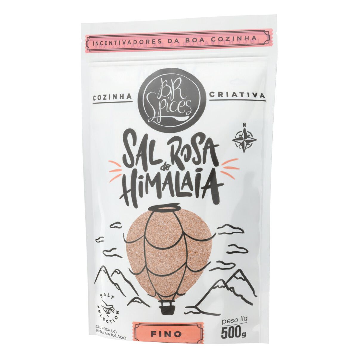 Sal Rosa do Himalaia Fino BR Spices Pouch 500g image number 2