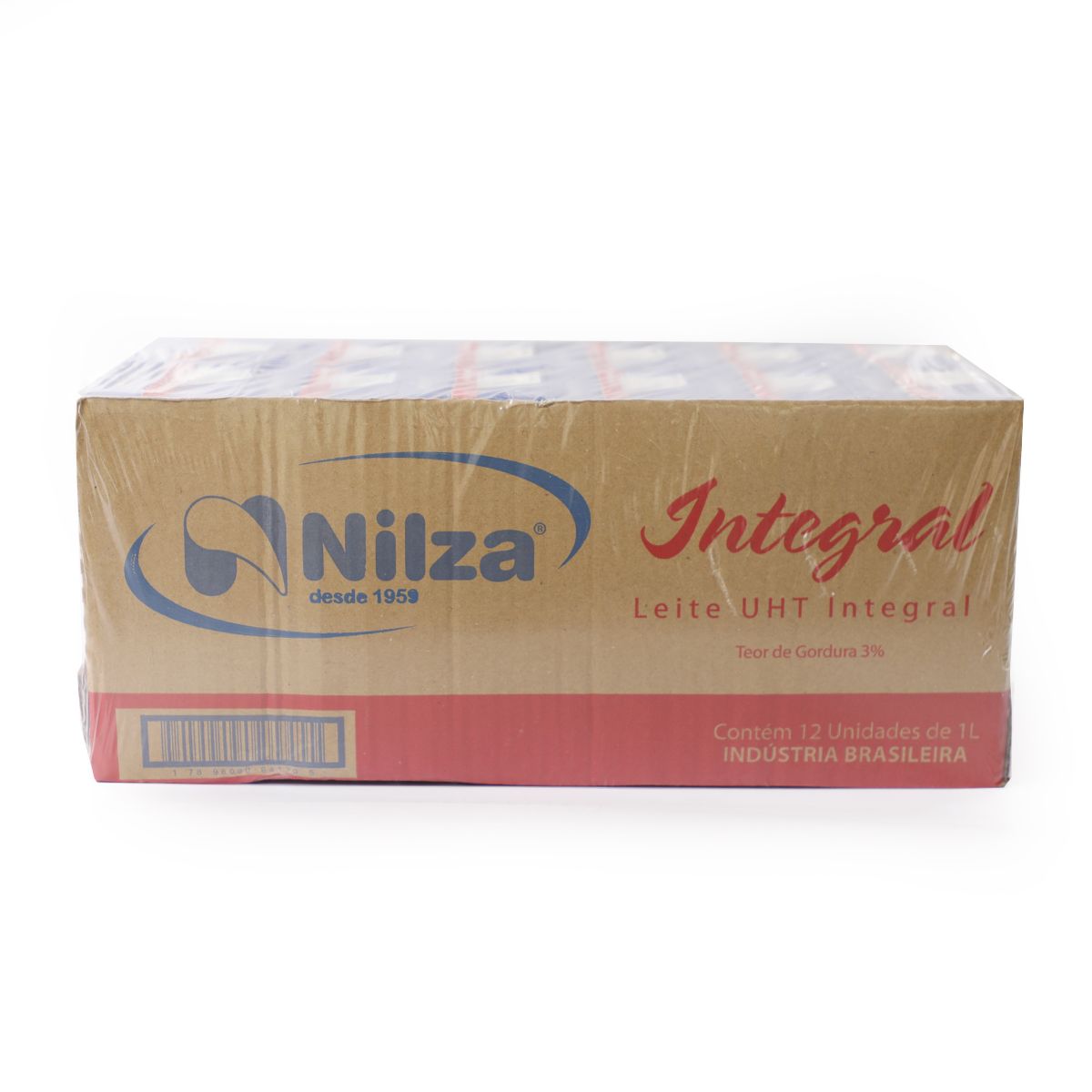 Leite Nilza UHT Integral 1L (Pack com 12 und)