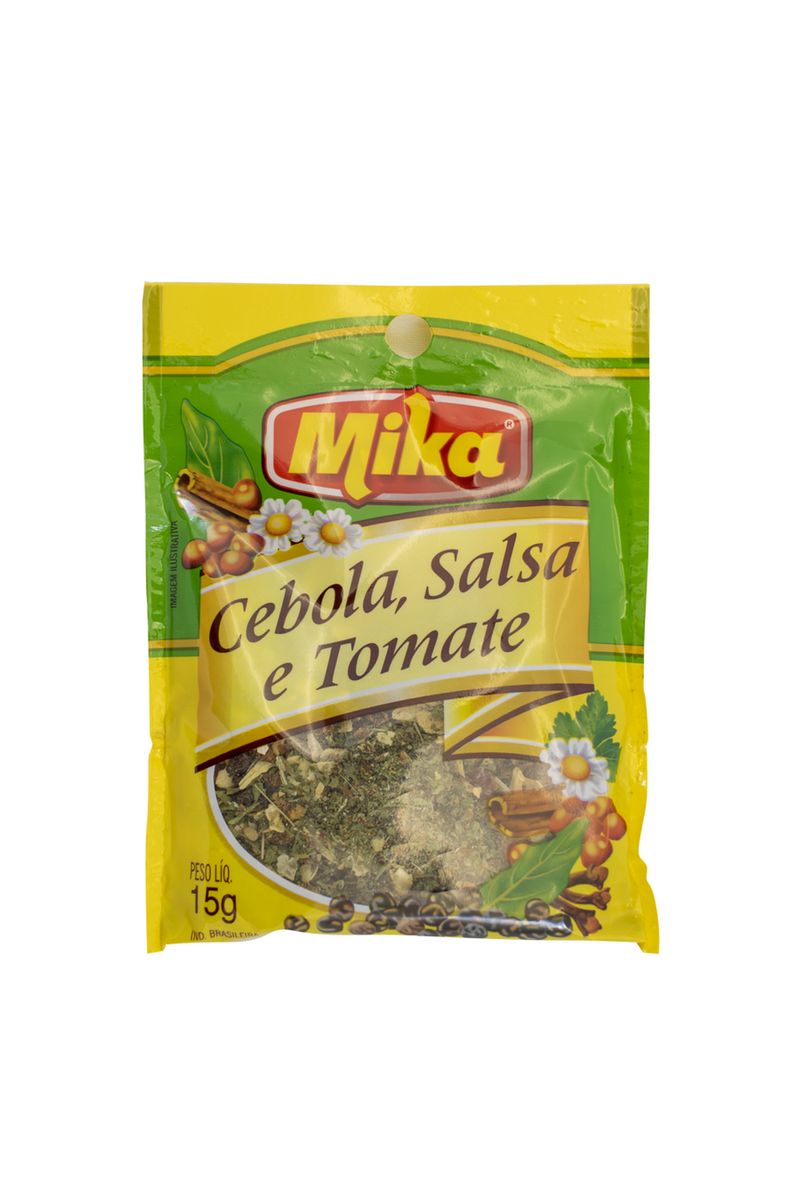 Cebola, Salsa e Tomate Mika 15g