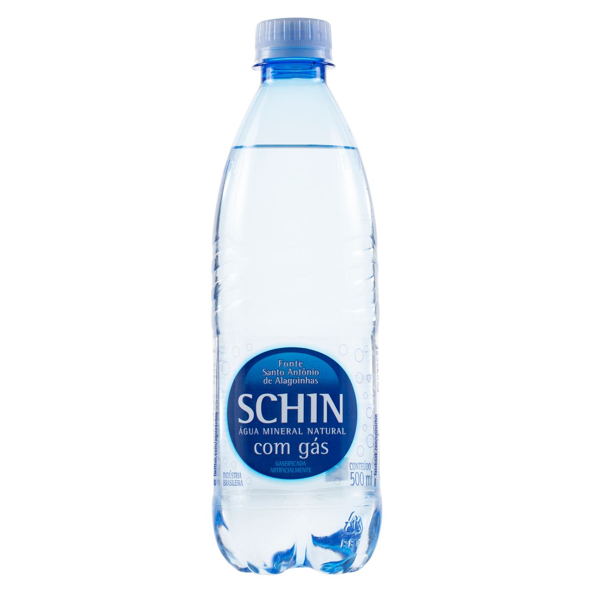 Água Mineral Natural com Gás Schin Garrafa 500ml