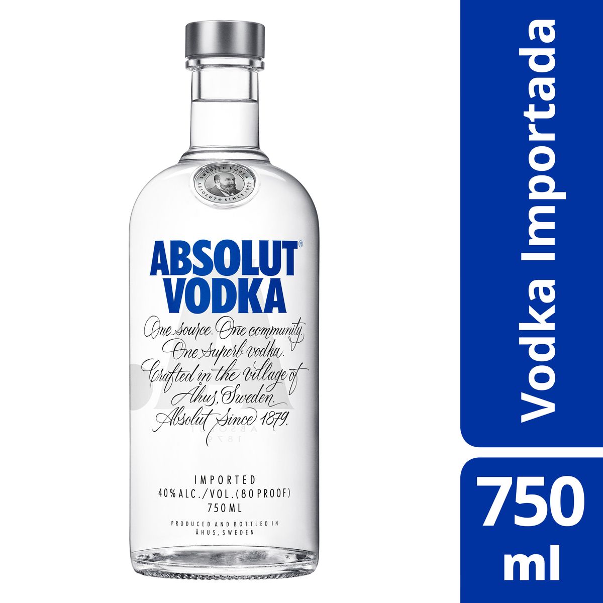 Vodka Absolut 750ml image number 1