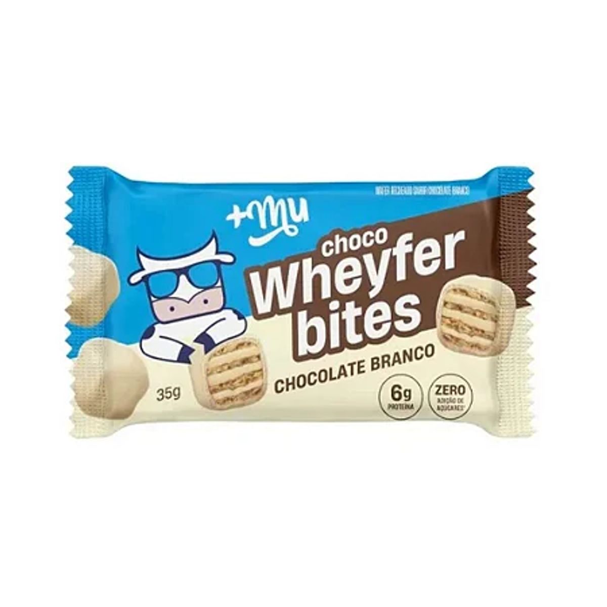 Choco Wheyfer Bites + Mu Chocolate Branco 35g