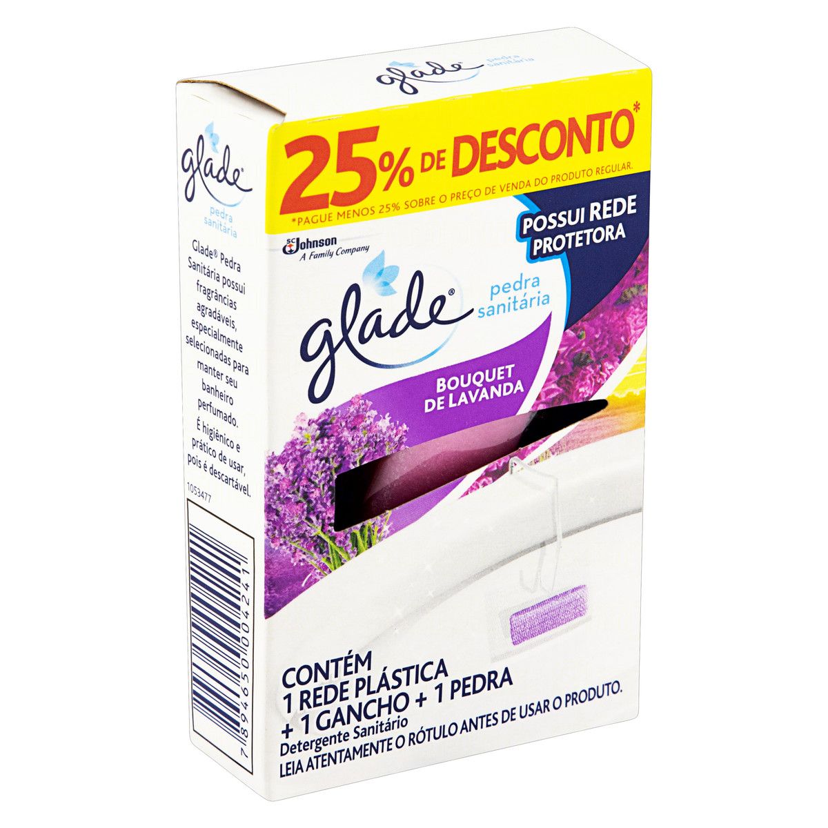 Detergente Sanitário Pato Pedra Bouquet de Lavanda Grátis 25% de Desconto image number 3