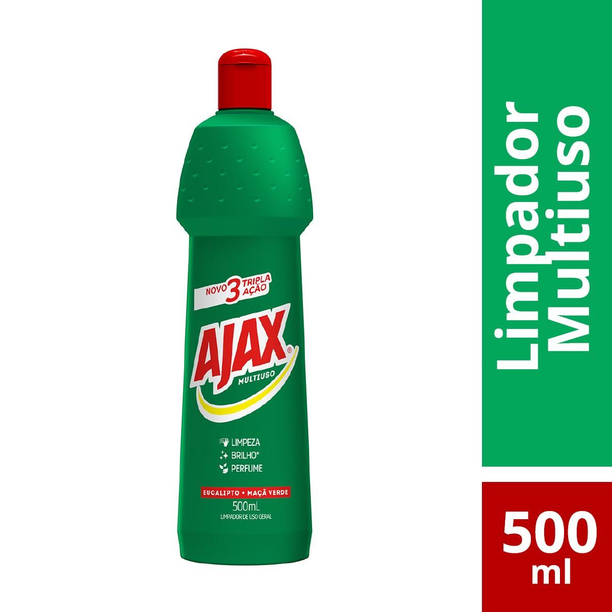 Limpador Ajax Multiuso Eucalipto + Maçã Verde 500ml image number 1
