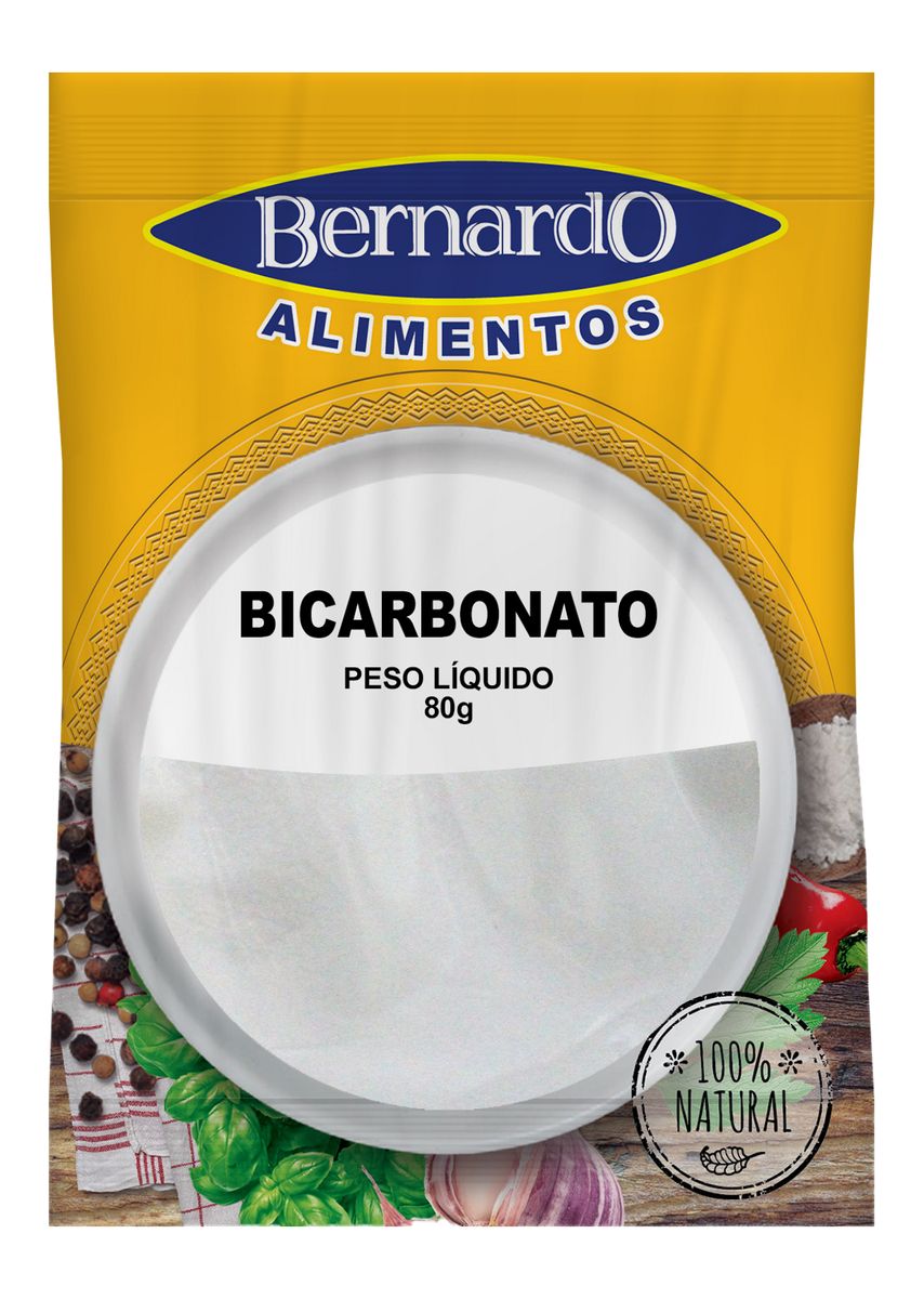 Bicarbonato de Sódio Bernardo 80g image number 0