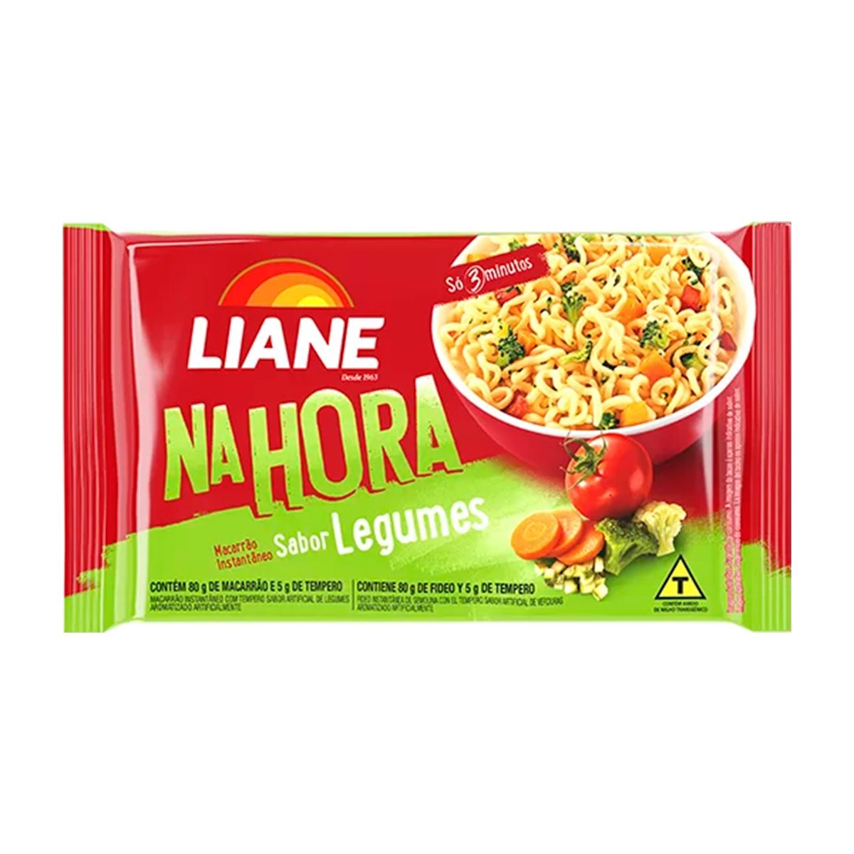 Macarrão Instantâneo Liane Sabor Legumes 85g