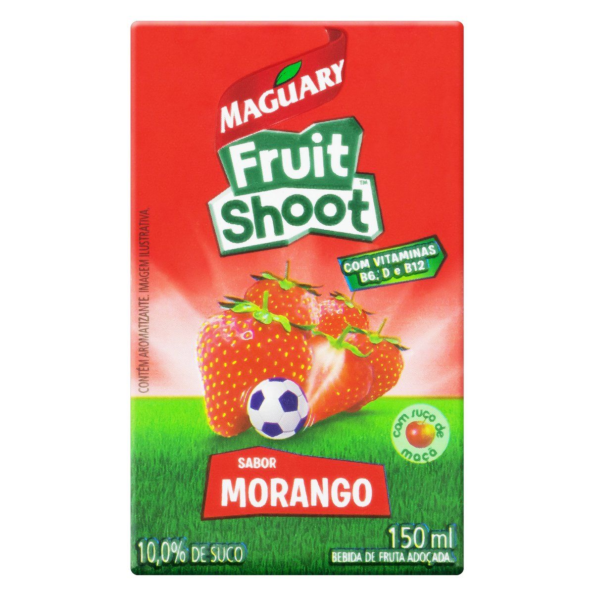 Bebida Adoçada Morango Maguary Fruit Shoot Caixa 150ml