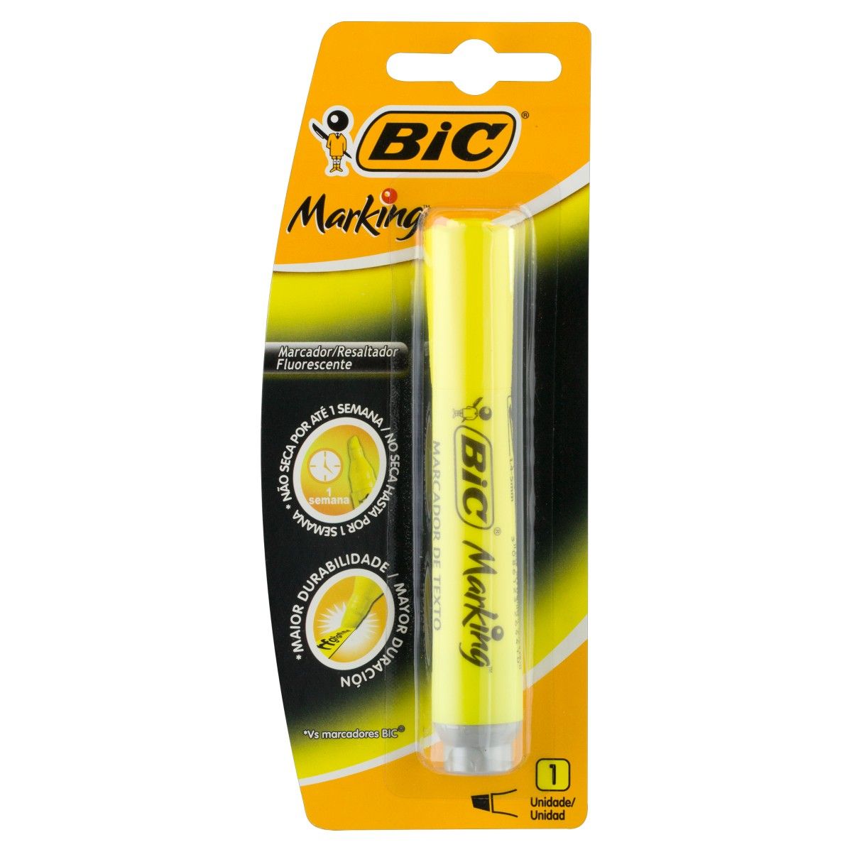 Marcador de Texto Bic Fluorescente Amarelo 1,4-5mm Marking image number 0