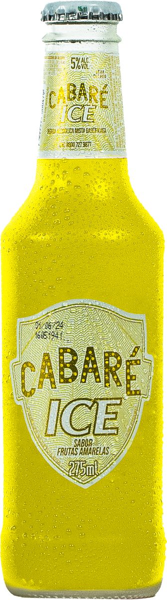 Bebida Alcoólica Mista Cabaré Ice Frutas Amarelas 275ml