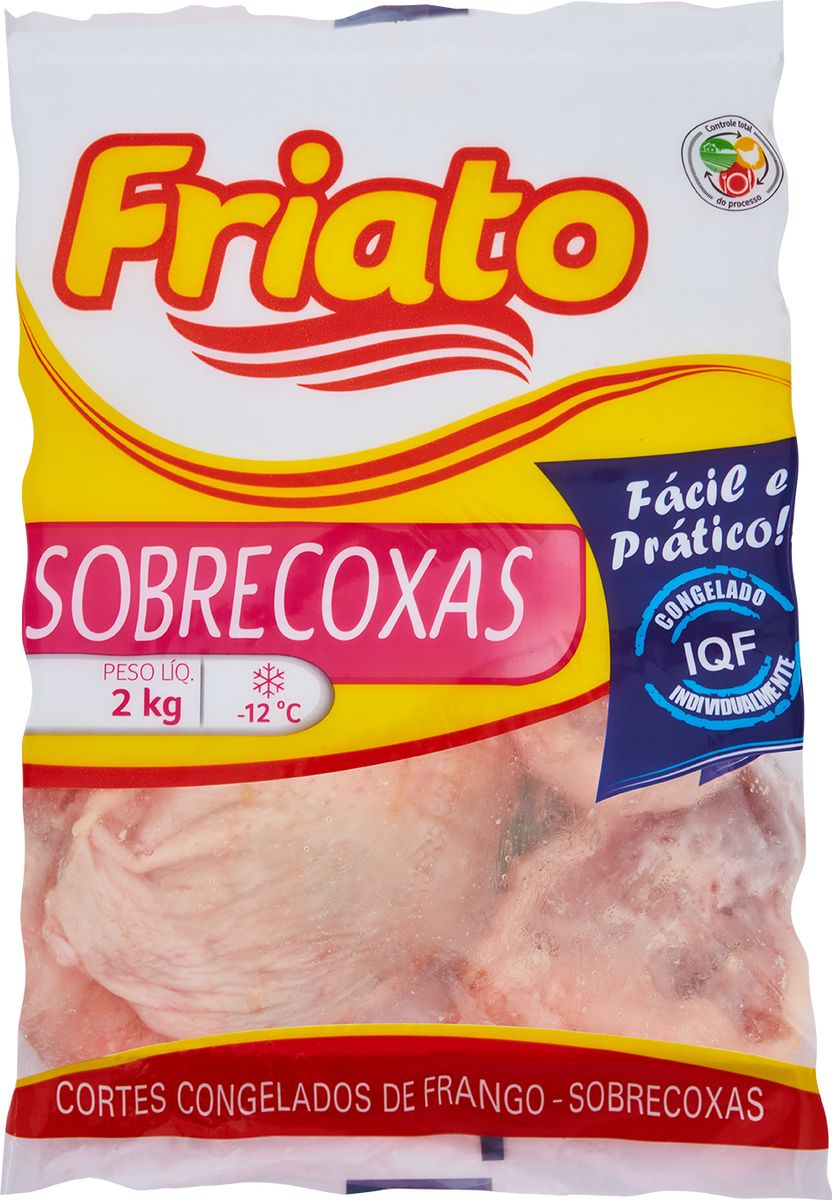 Sobrecoxa de Frango Congelado IQF Friato 2kg