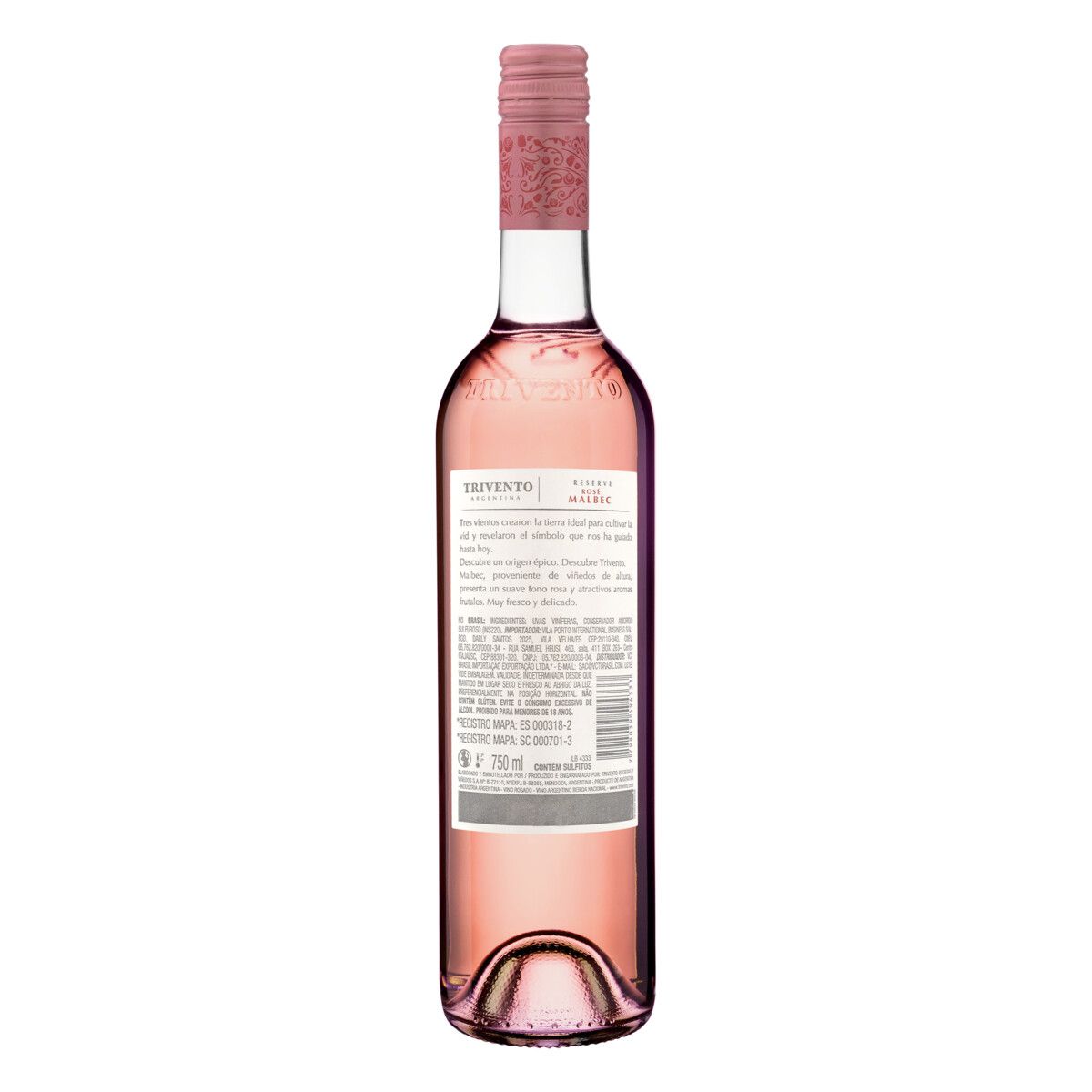 Vinho Trivento Rosé Malbec 750ml image number 1