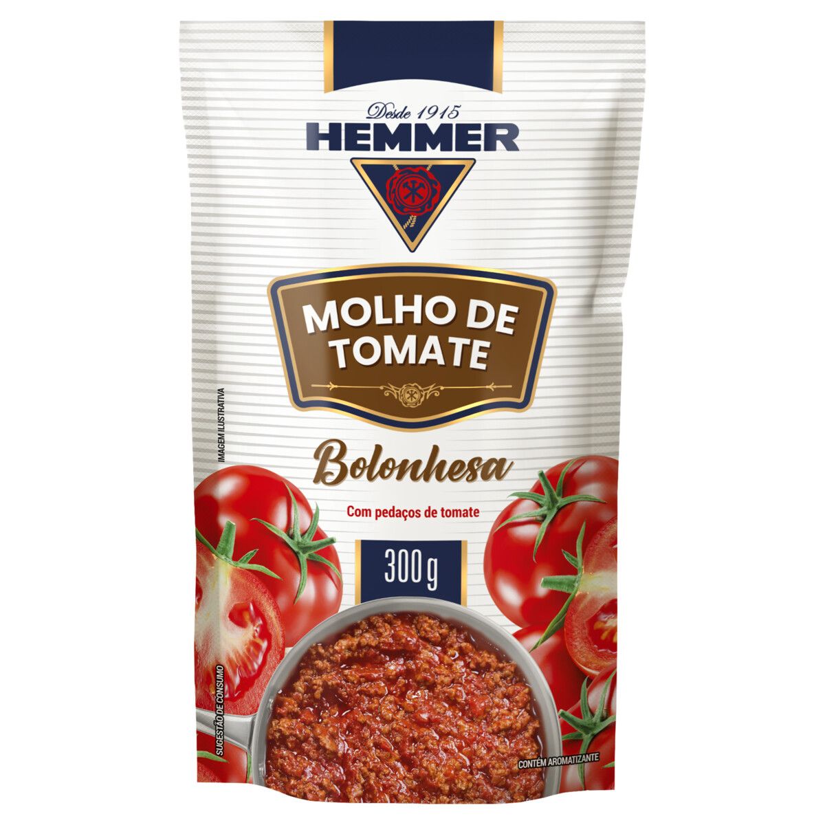 Molho de Tomate Hemmer Bolonhesa Sachê 300g