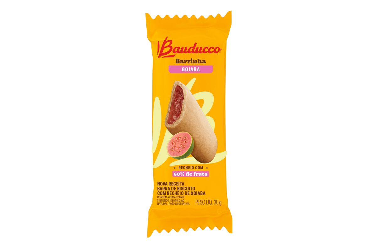 Biscoito Bauducco Barrinha Goiaba 30g