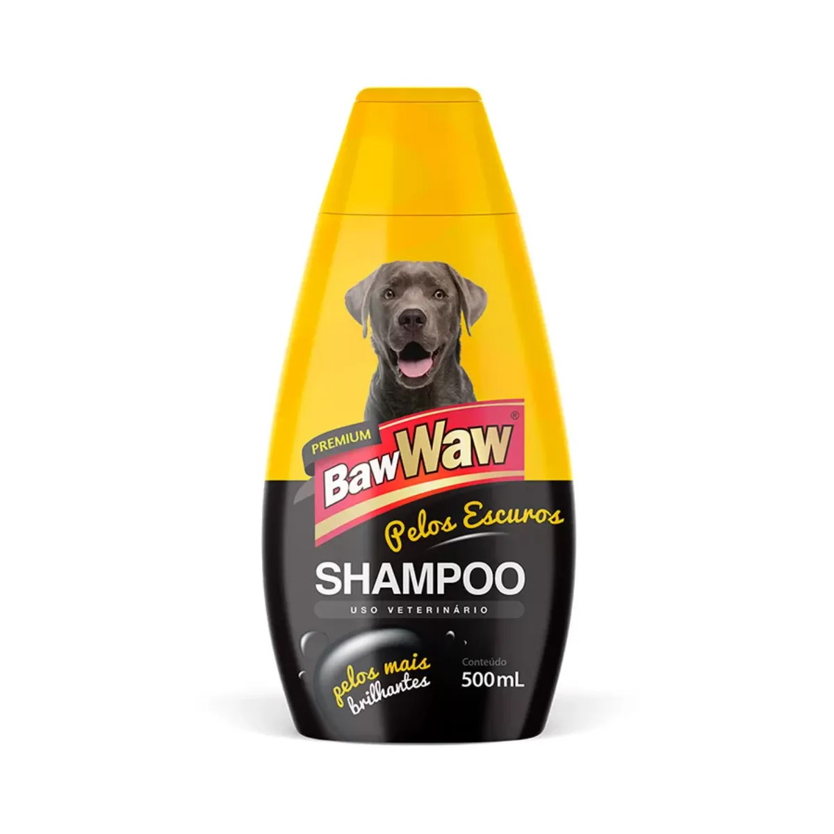 Shampoo paea Pet Baw Waw Pelos Escuros 500ml