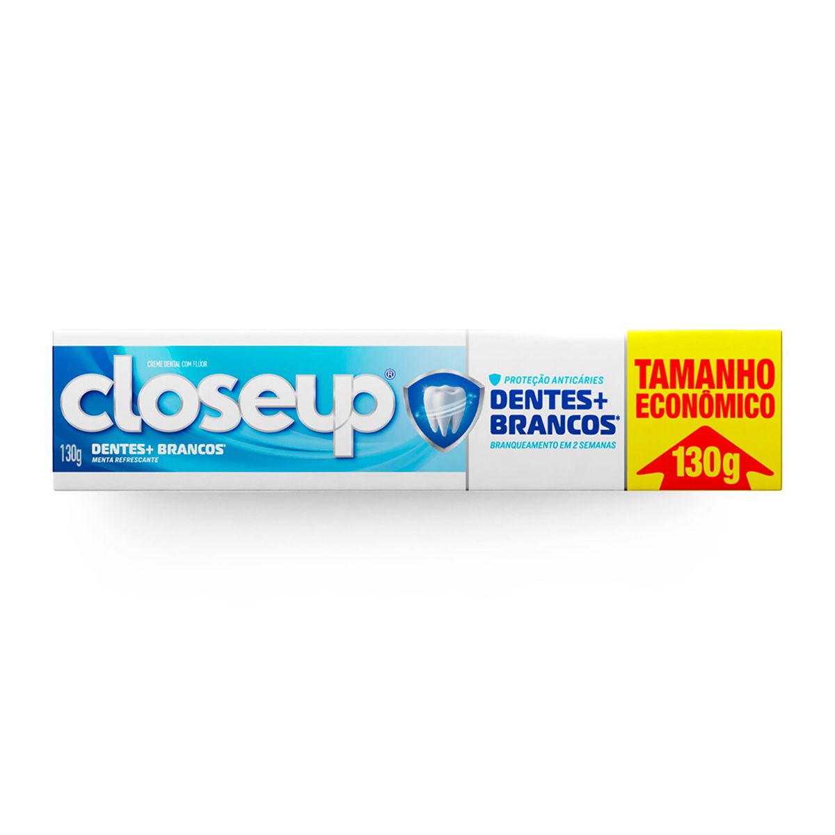 Creme Dental Close Up Dentes + Brancos 130g Tamanho Econômico