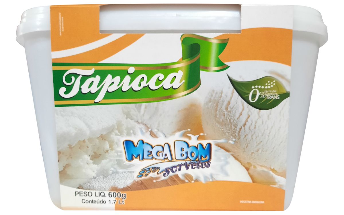 Sorvete Megabom Tapioca 1,7L