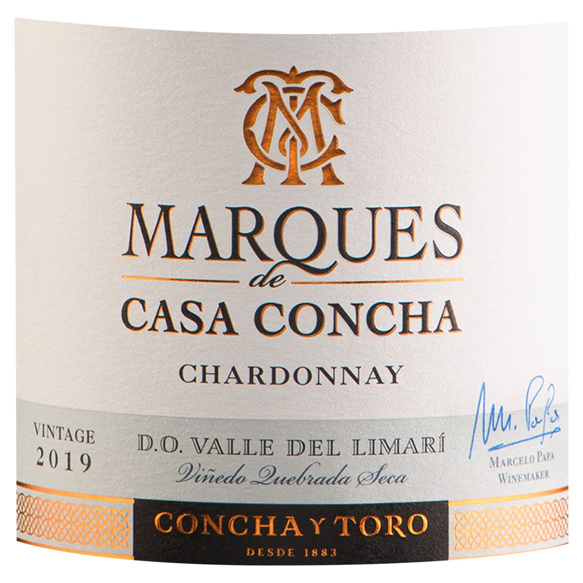 Vinho Branco Marques de Casa Concha Chardonnay Seco 750ml image number 1