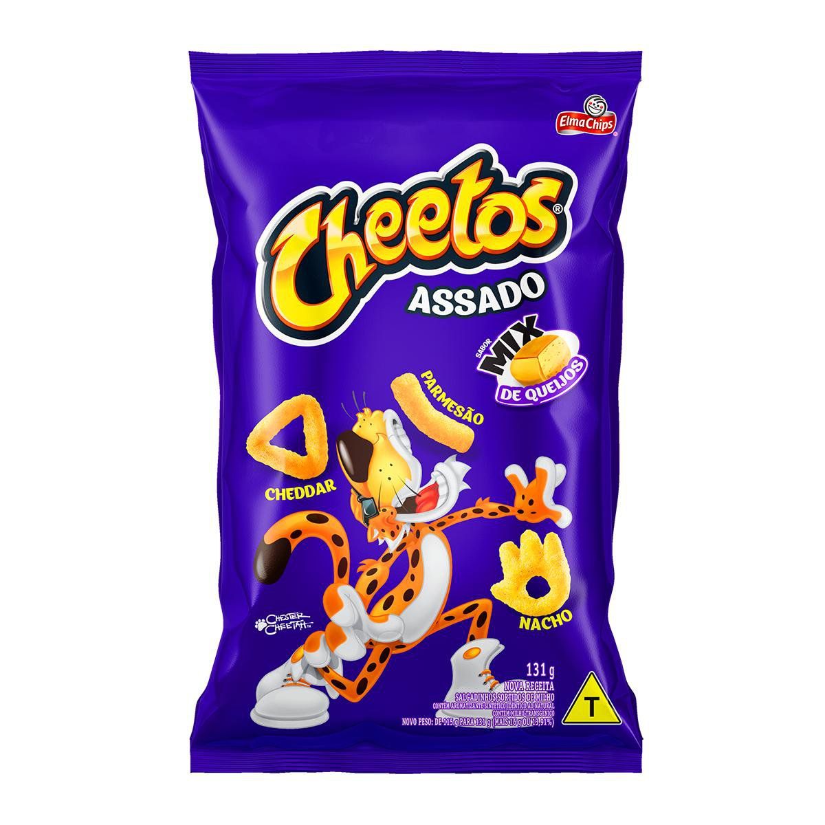 Salgadinho Cheetos Mix de Queijos Pacote 131g