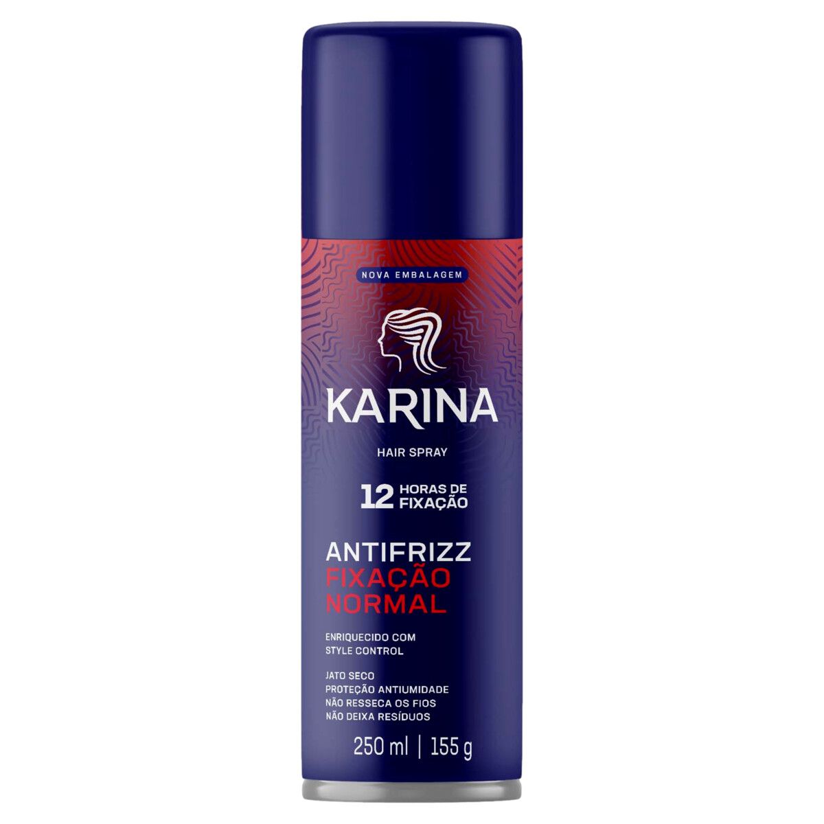 Hair Spray Normal Karina Versatilidade & Vitalidade Frasco 250ml image number 0