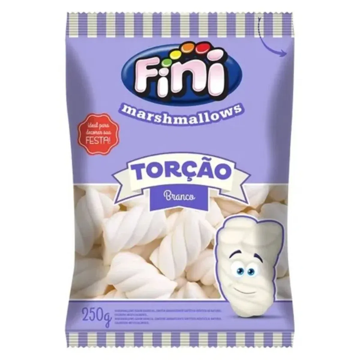 Marshmallows Fini Torção Branco 250g image number 0