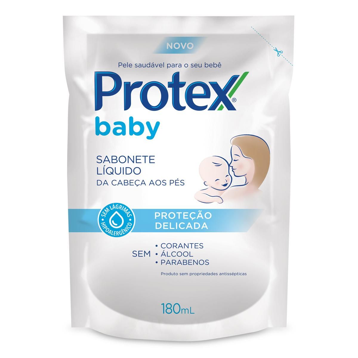 Sabonete Líquido Protex Baby Delicate Care 180ml Refil