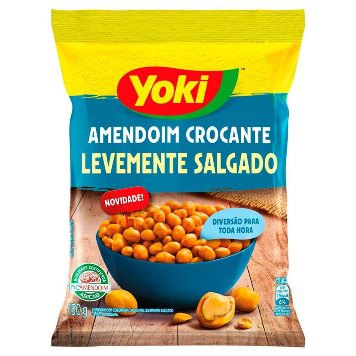 Amendoim Crocante Yoki Levemente Salgado 150g